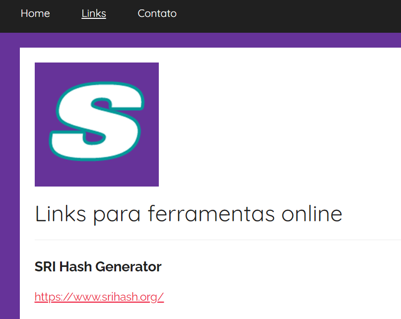 Links para ferramentas online